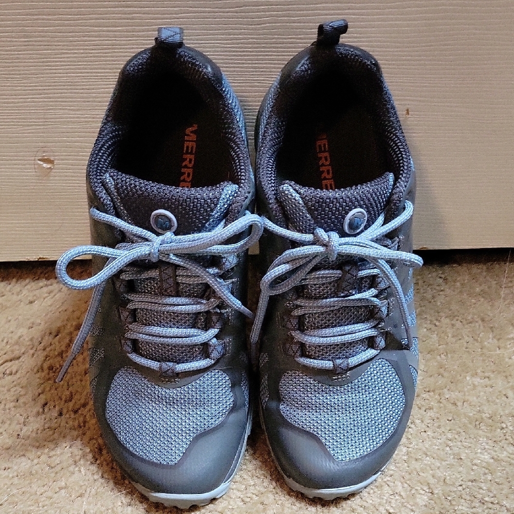 Merrell Women's Siren Edge Hiking Sneakers Shoes Size 6 Blue/Gray